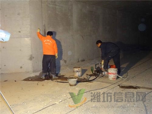 專業堵漏技術:“高分子注漿灌漿防水堵漏技術”。