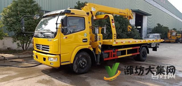 東風藍牌一拖二清障車廠家直銷多少錢 有現車超低首付