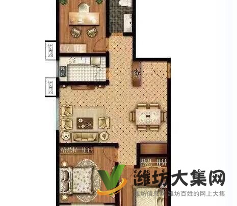 美國(guó)小鎮(zhèn)130平64萬(wàn)急售