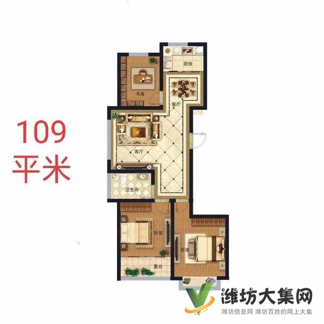 錦程中學電梯洋房南北通透三室兩廳兩室朝陽105平毛坯僅58萬