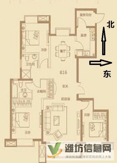 佳樂家近142平方 三室客廳朝陽 中間樓層茂華紫苑