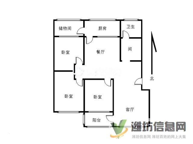 白浪河畔 農行單位房 多層精裝128平實際面積135平方以上
