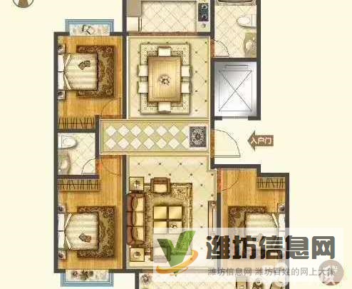 市府廣場近紫瑞園3室2廳2室17層157平126萬